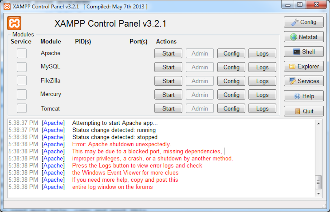 How To Fix XAMPP MySQL Shutdown Unexpectedly. | Techniqworld.com